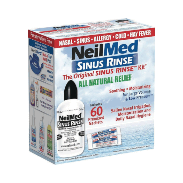 NeilMed Sinus Rinse Kit – Σετ Ρινικών Πλύσεων με 60 Φακελίσκους