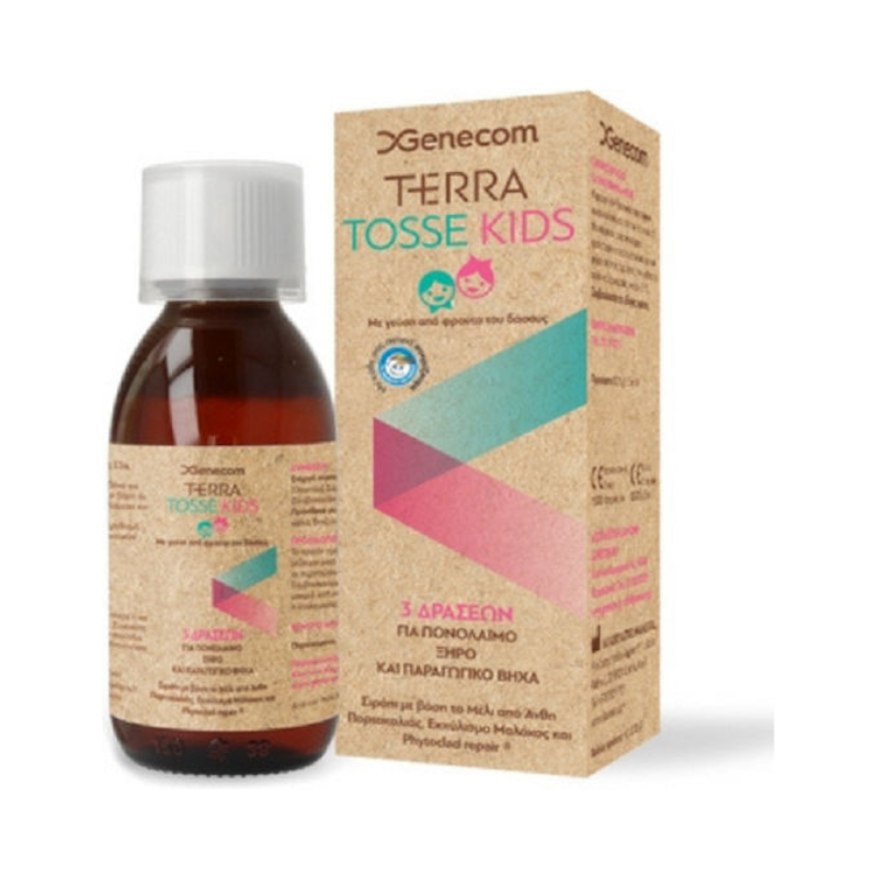 Genecom Terra Tosse Kids Σιρόπι για Παιδιά για Ξηρό και Παραγωγικό Βήχα Φρούτα του Δάσους 150ml - Image 2