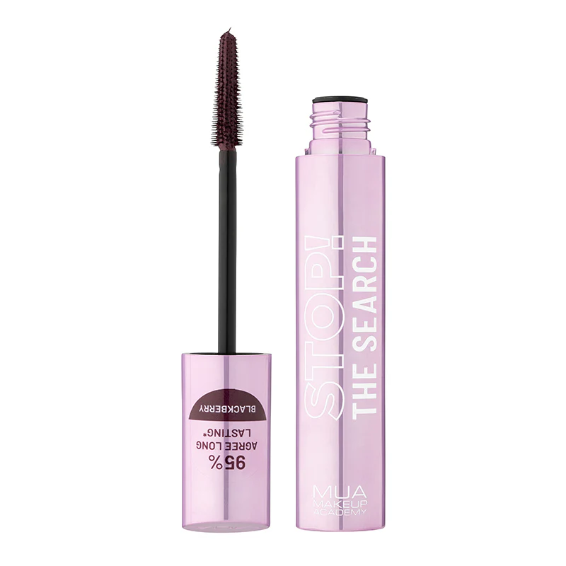 MUA STOP THE SEARCH MASCARA BLACKBERRY