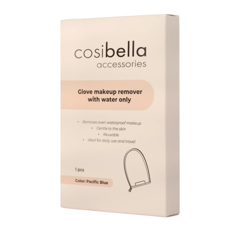 Cosibella Γάντι Αφαίρεσης Μακιγιάζ με Νερό – Pacific Blue - Image 2