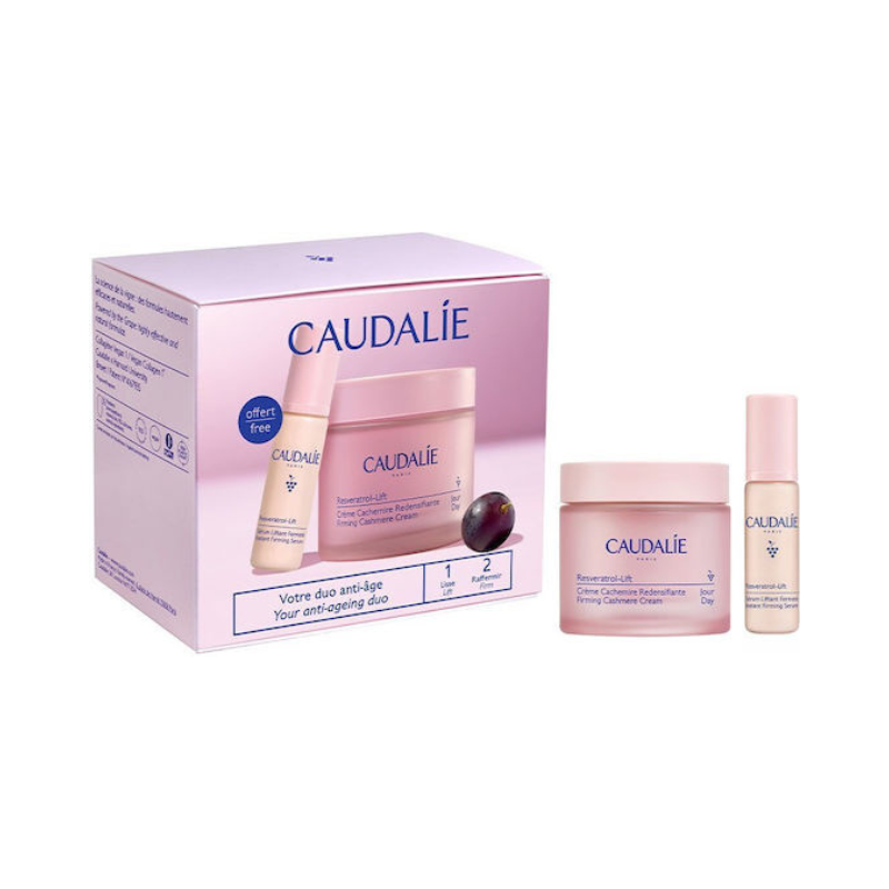 Caudalie Resveratrol-Lift Cashmere Σετ Περιποίησης για Αντιγήρανση & Σύσφιξη 2τμχ
