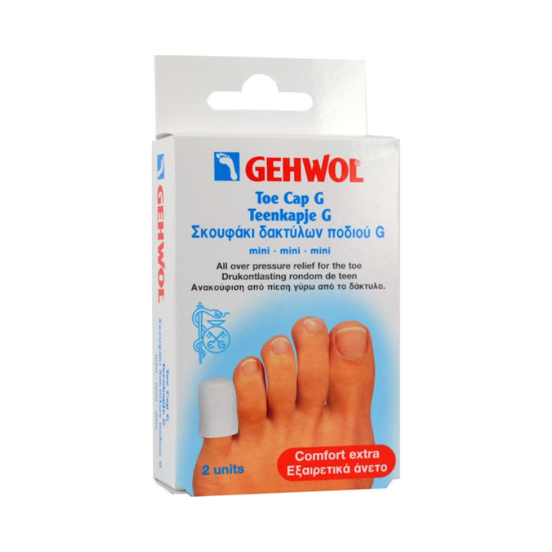Gehwol Επιθέματα Toe Cap G με Gel για τους Κάλους Small 2τμχ