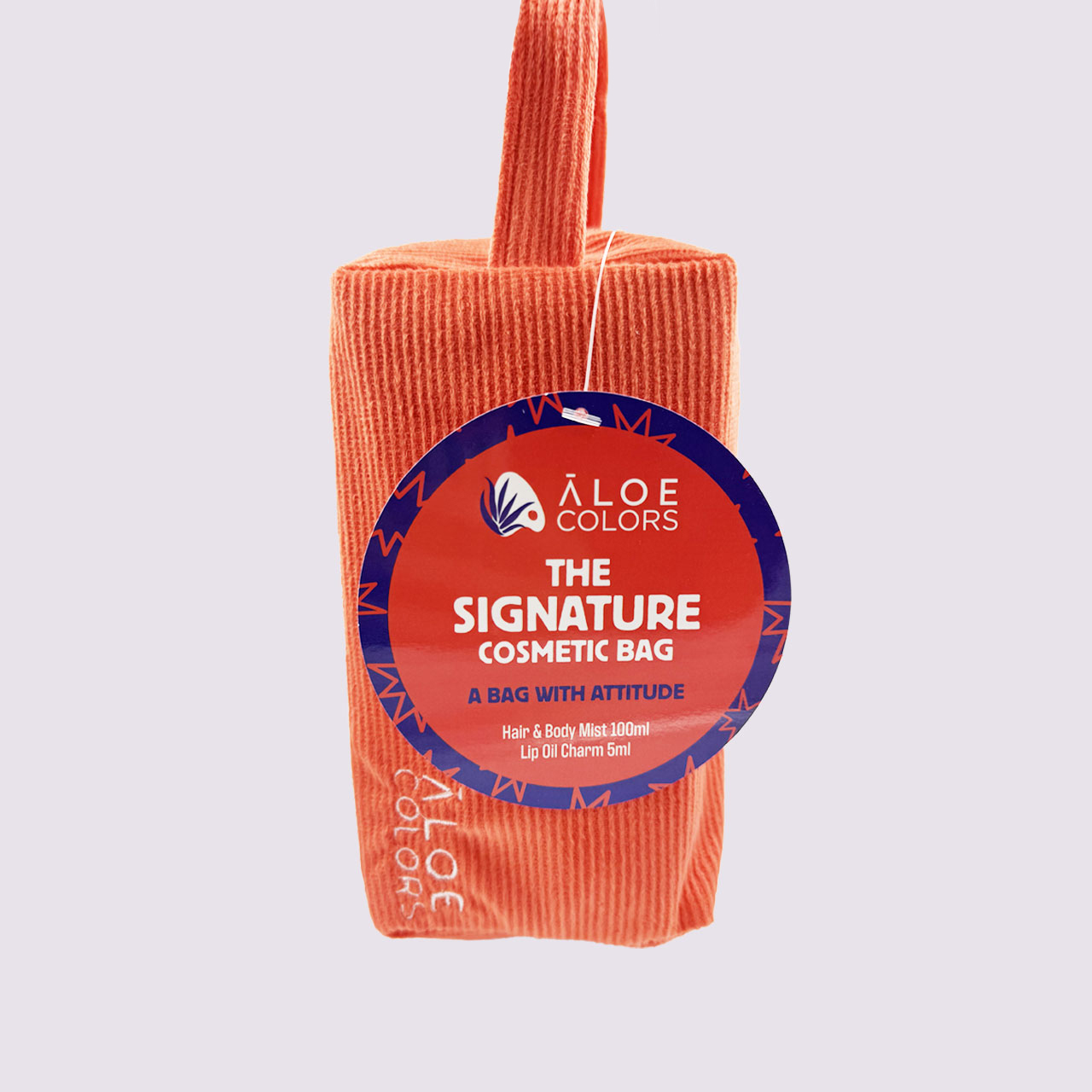 Aloe Colors The Signature Bag Aloe Colors – Hair & Body Mist Ορχιδέα + Lip Oil Charm με Pom Pom - Image 4