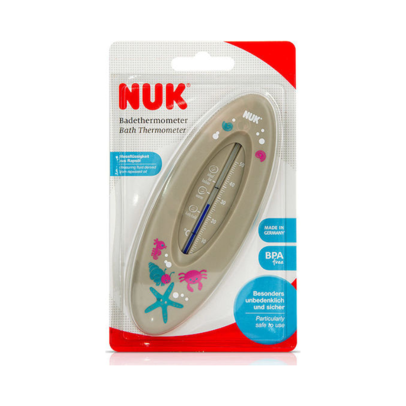 Nuk Αναλογικό Θερμόμετρο Μπάνιου Ocean 0°C έως 50°C Γκρι - Image 2