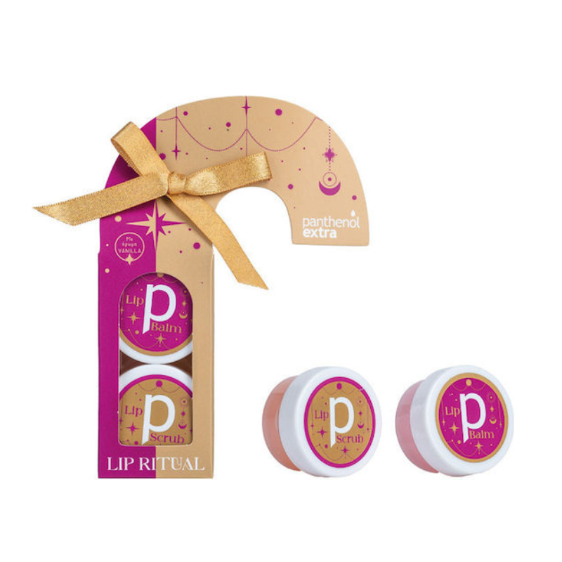 Medisei Panthenol Extra Lip Ritual Σετ Lip Balm & Lip Scrub 20gr