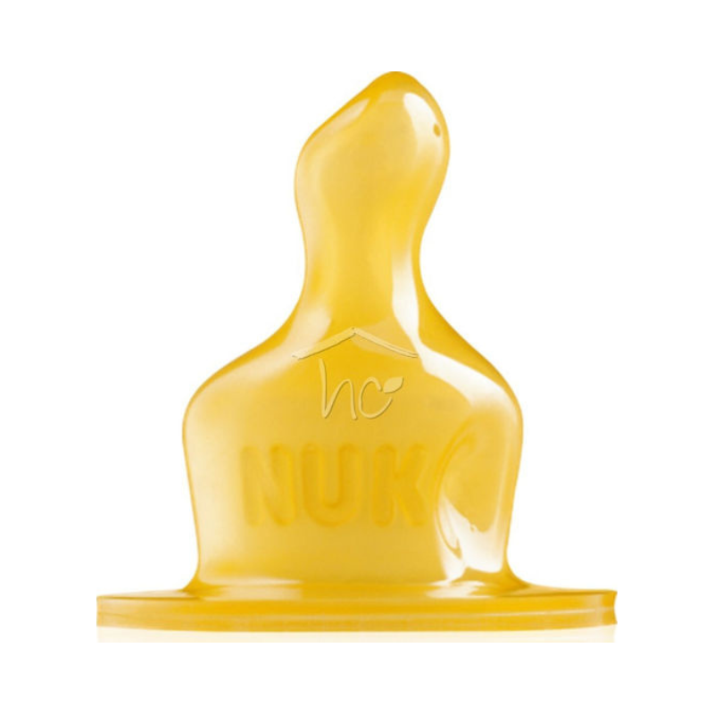 Nuk Classic Θηλή από Καουτσούκ Μεσαίας Ροής για 0+ μηνών