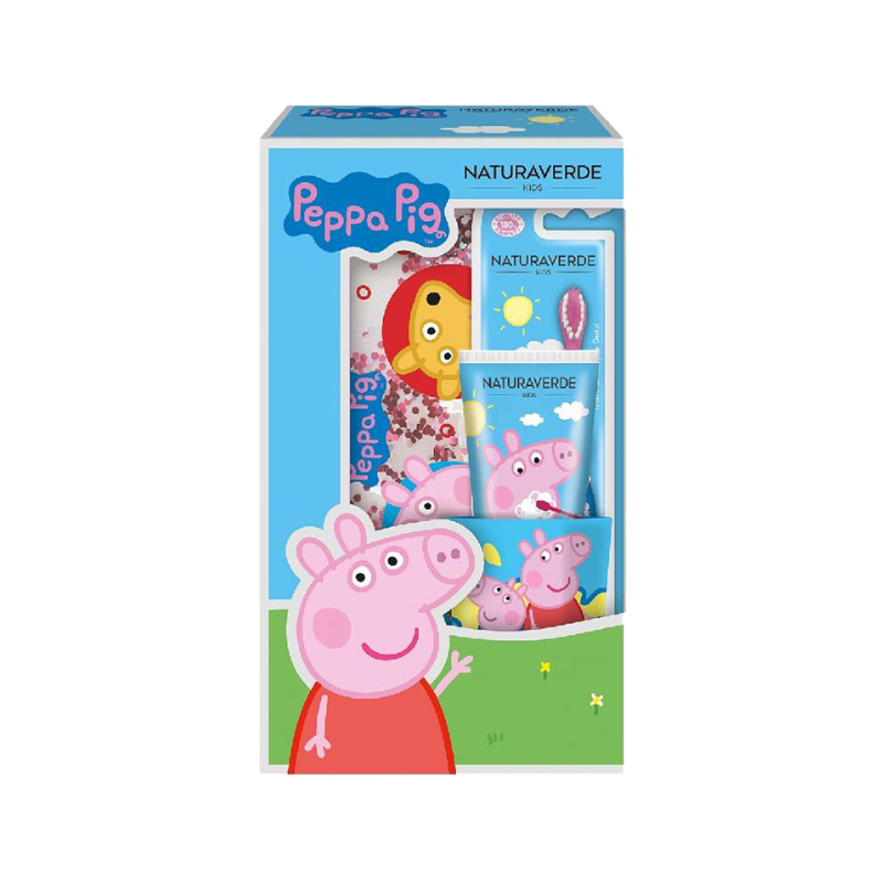 Naturaverde Peppa Pig Σετ Παιδικού & Βρεφικού Βουρτσίσματος Δοντιών