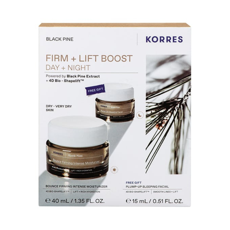 Korres Boost Day + Night | Κρέμα Ημέρας & Δώρο Κρέμα Νυκτός | Ξηρές Επιδερμίδες