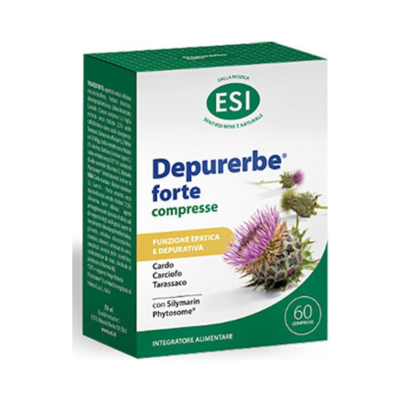 ESI Depurerbe Forte Tablets 60tabs – Ηπατική Υποστήριξη & Αποτοξίνωση