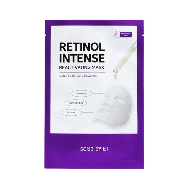 Some By Mi Retinol Intense Reactivating Sheet Mask 22g – Αντιγήρανση & Βαθιά Αναζωογόνηση