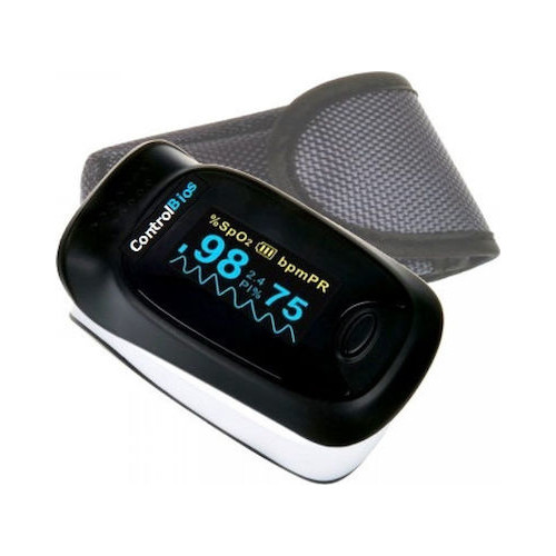 ControlBios SPA20 Παλμικό Οξύμετρο Δακτύλου Μαύρο