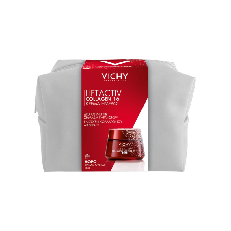 Vichy Liftactiv Collagen Specialist 16 Day Cream Set – Κρέμα Ημέρας με Co-Bonding Technology (50ml + Νεσεσέρ)