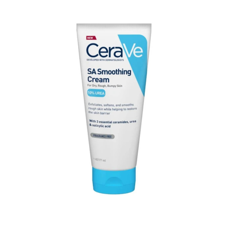 CeraVe SA Smoothing Cream – Ενυδατική & Απολεπιστική Κρέμα με Ουρία & Σαλικυλικό Οξύ
