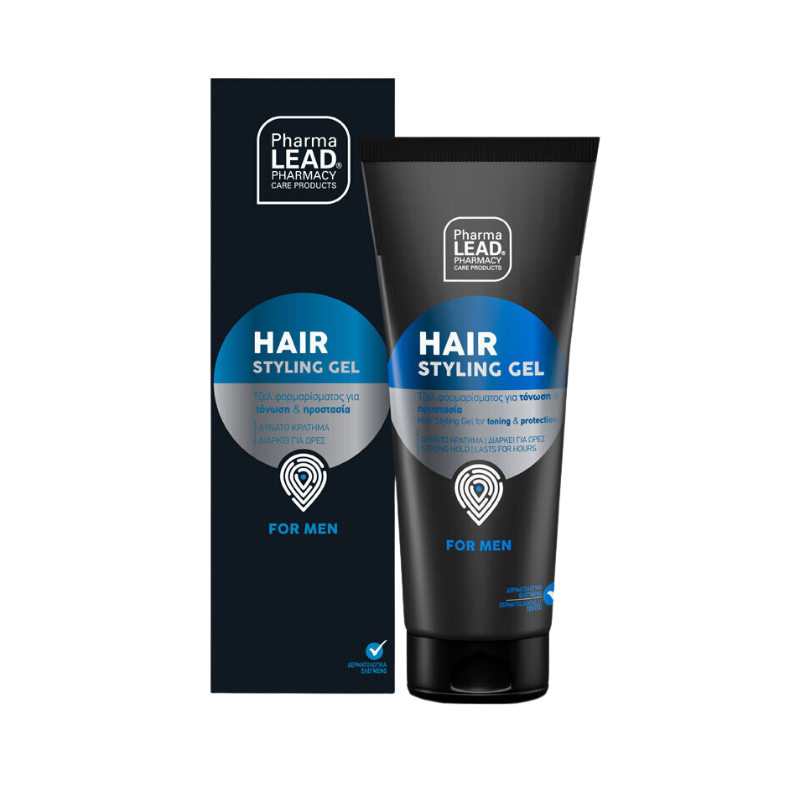 Pharmalead Hair Styling Gel For Men Αντρικό Τζελ Φορμαρίσματος Μαλλιών Δυνατού & Ελαστικού Κρατήματος 100ml