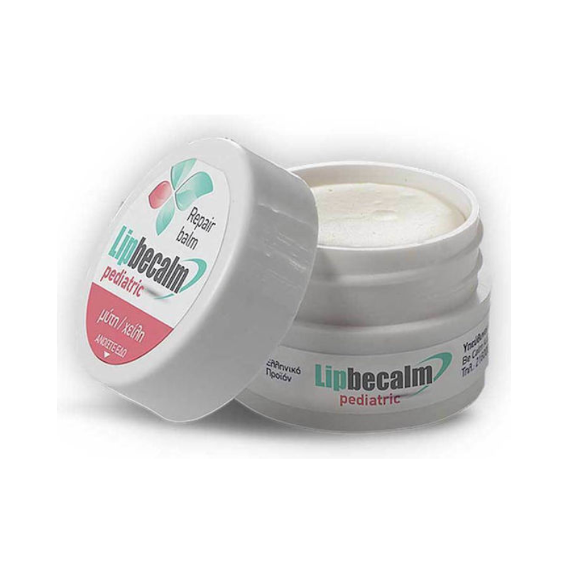 Becalm Παιδικό Επανορθωτικό Βάλσαμο Χειλιών & Μύτης Κεράσι 10ml