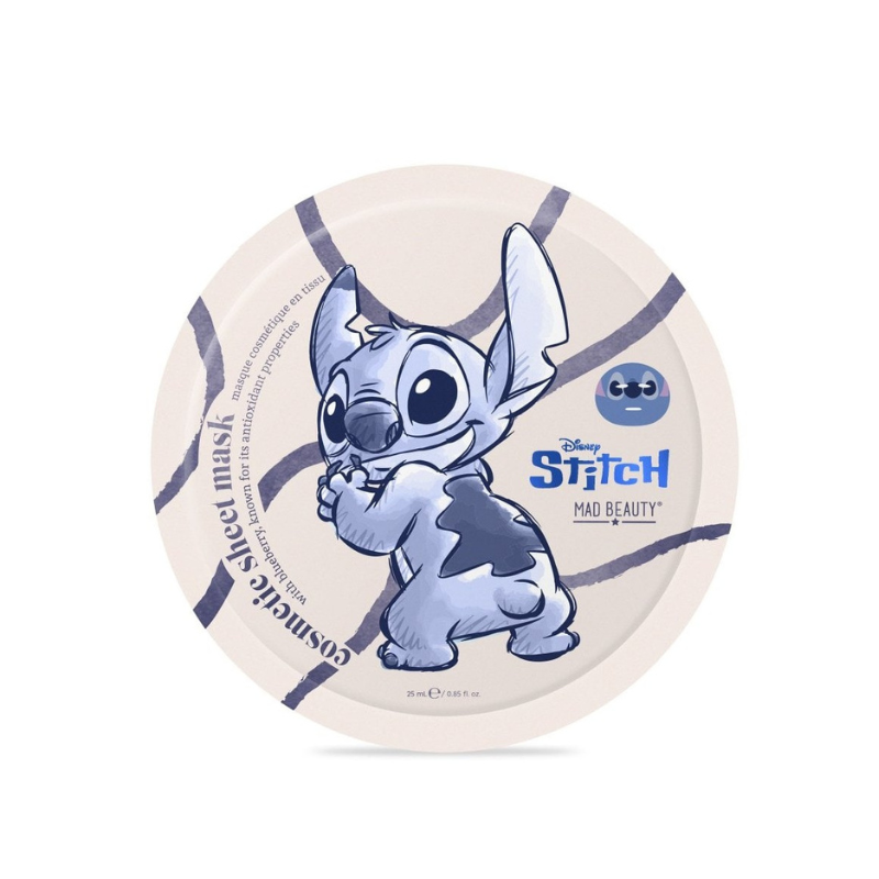 Mad Beauty Disney Stitch Face Mask – Ενυδατική Μάσκα Προσώπου με Υαλουρονικό & Μύρτιλο
