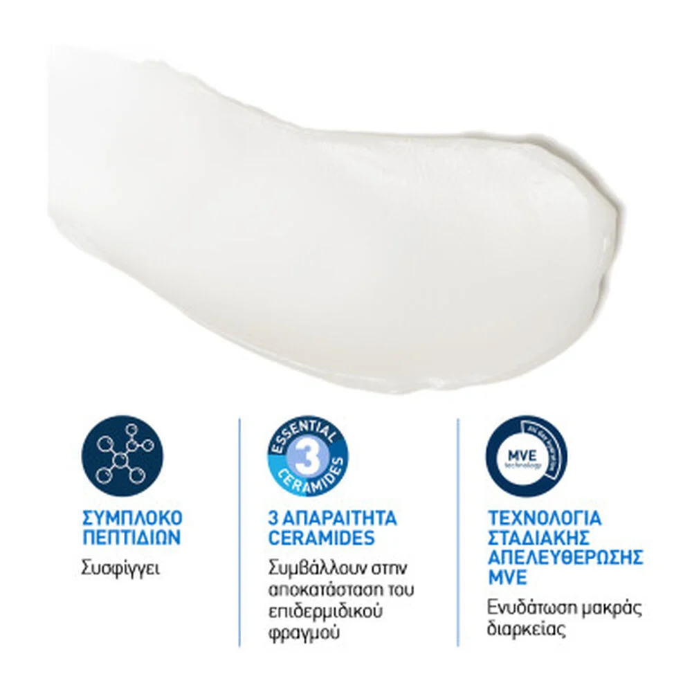 CeraVe Κρέμα Προσώπου με Πεπτίδια & Ceramides για Σύσφιγξη και Ενυδάτωση 48g - Image 2