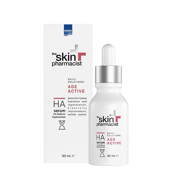 InterMed The Skin Pharmacist Age Active HA Serum – Ορός Εντατικής Ενυδάτωσης & Ανάπλασης 30ml