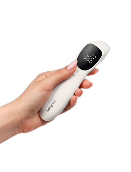 Babyono Ηλεκτρονικό Θερμόμετρο Χωρίς Άγγιγμα με LED & Μνήμη 32 Μετρήσεων - Image 2