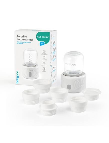 Babyono Φορητός Ασύρματος Θερμαντήρας Μπιμπερό με Μπαταρία 9000mAh & Προσαρμογείς - Image 3