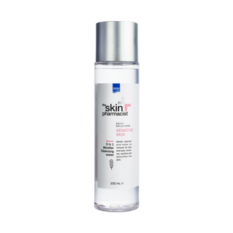 Intermed Sensitive Skin 5 in 1 Micellar Cleansing Water Απαλό Νερό Καθαρισμού Προσώπου & Ματιών 100ml