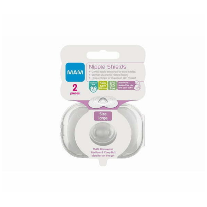 Mam Προστατευτικά Θηλών SkinSoft™ Large23mm – Υποστήριξη Θηλασμού (2 τεμ.) - Image 2