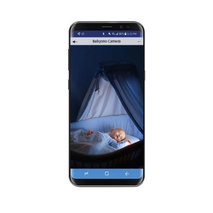 BabyOno Baby Monitor / Περιστρεφόμενη Κάμερα με Full HD, Νυχτερινή Λήψη & Ενδοεπικοινωνία - Image 4