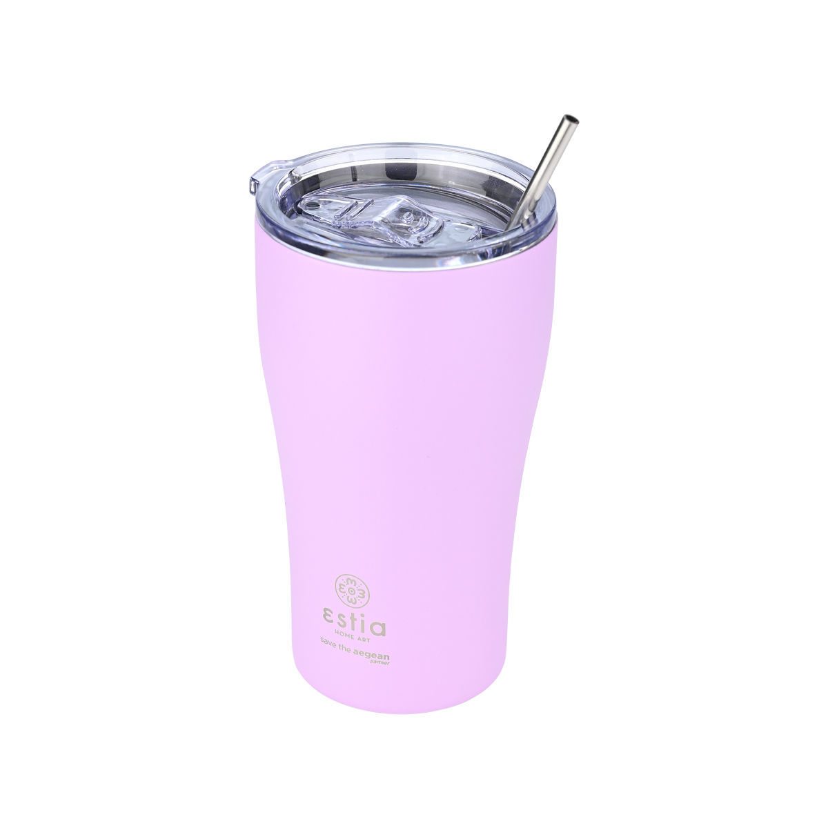Estia Θέρμος Coffee Mug Save The Aagean 500ml Lavender Purple - Image 2