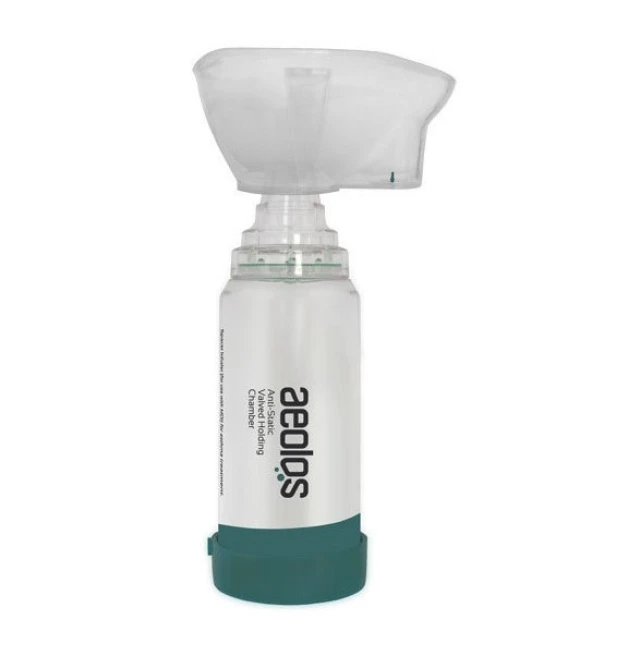 Aeolos Αντιστατικός Αεροθάλαμος Εισπνοών με Μάσκα & Επιστόμιο 6+ ετών