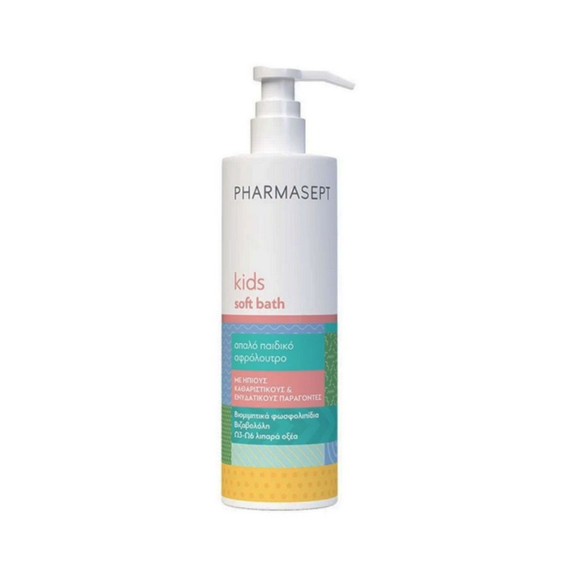 Pharmasept Απαλό Παιδικό Αφρόλουτρο Καθημερινής Χρήσης με Άρωμα Μελιού – Σώμα & Πρόσωπο