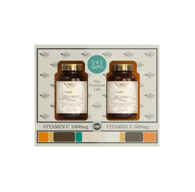 Sky Premium Life Vitamin C 1000mg για Ανοσοποιητικό & Αντιοξειδωτική Προστασία