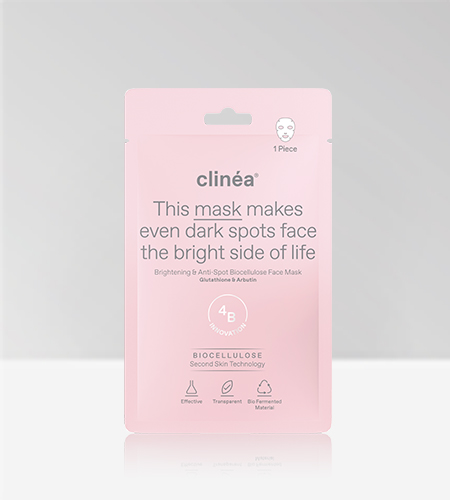 Clinéa Brightening Dark Spot Bio-Cellulose Face Mask με Γλουταθειόνη & Αρβουτίνη 1ζευγάρι Eye Patches