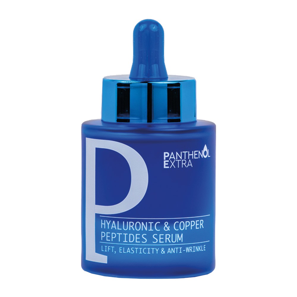 Panthenol Extra Hyaluronic & Copper Peptides Serum 30ml Εξειδικευμένος ορός σύσφιξης - Image 2