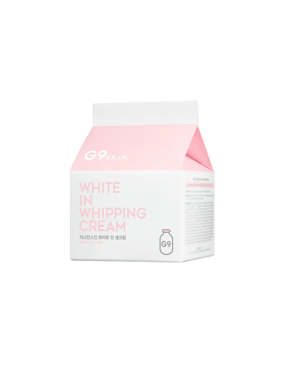 G9SKIN White In Milk Whipping Cream 50g – Ενυδατική Κρέμα Προσώπου για Λάμψη και Φωτεινότητα - Image 2