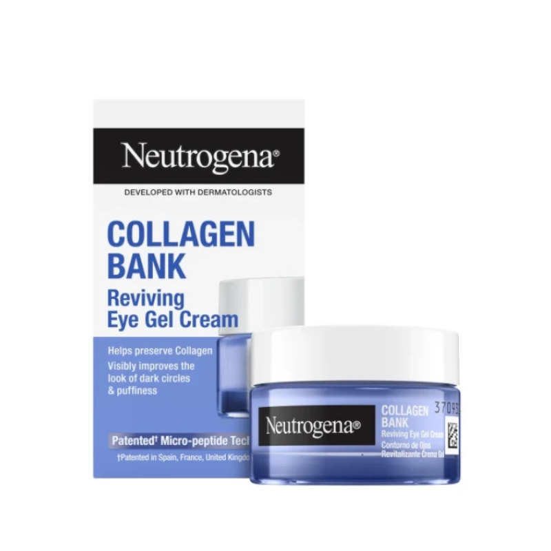Neutrogena Collagen Bank Eye Gel Cream Αναζωογονητική Κρέμα Ματιών 15gr
