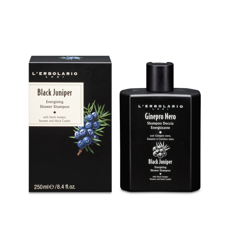 L'Erbolario Ginepro Nero Shampoo Doccia Σαμπουάν Αφρόλουτρο 250ml