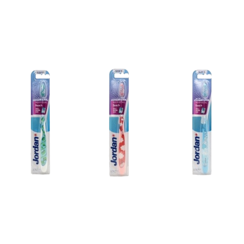 Jordan Individual Reach Soft Toothbrush (1τμχ) - Μαλακή Οδοντόβουρτσα