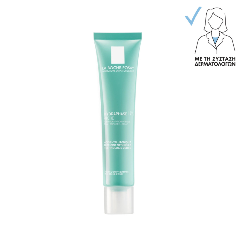 La Roche-Posay Hydraphase HA Rich 40ml Κρέμα Προσώπου για 72 Ώρες Εντατικής Ενυδάτωσης για το αφυδατωμένο & ξηρό δέρμα