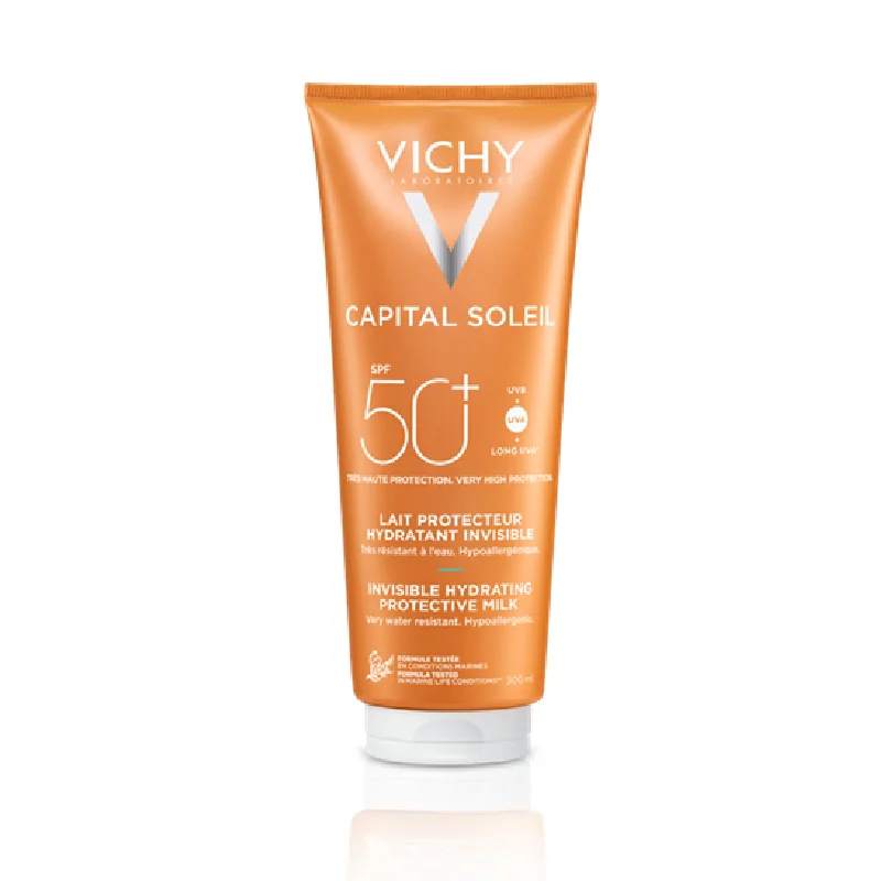 Vichy Capital Soleil Hydrating Milk SPF50+ Αντηλιακό Γαλάκτωμα Σώματος με Υαλουρονικό Οξύ 300ml