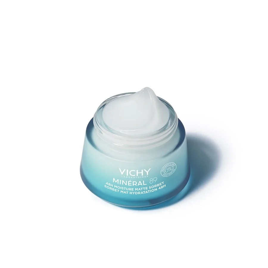 Vichy Minéral 89 48H Moisture Matte Sorbet – Ενυδατική Κρέμα Gel 48 Ωρών με Ματ Αποτέλεσμα 50ml - Image 2