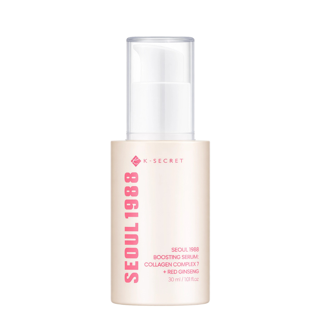 K-Secret Seoul 1988 Boosting Serum Collagen Complex 7 + Red Ginseng – Αντιγηραντικός Ορός Σύσφιξης & Ενυδάτωσης 30ml