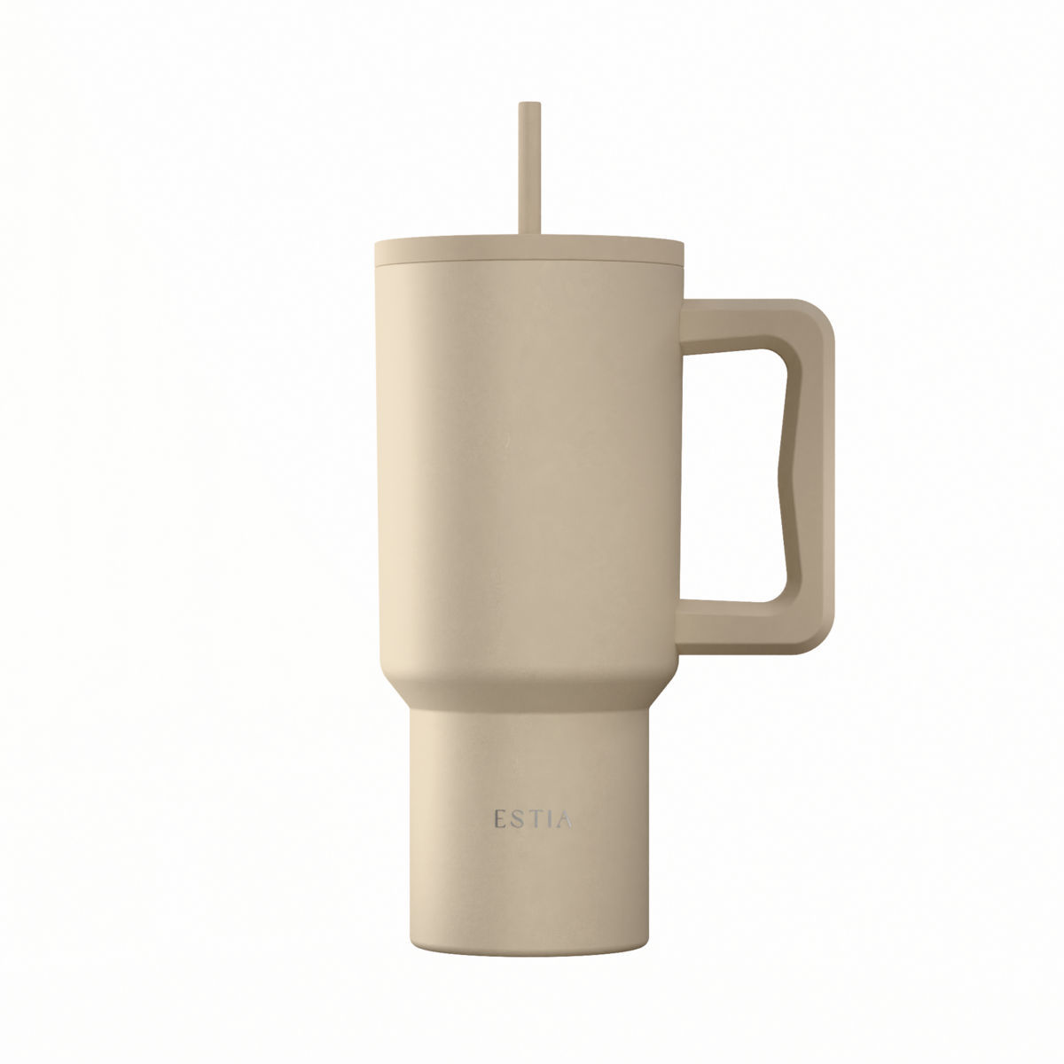 Estia Θερμός Straw Tumbler XL Save The Aegean 900ml Dune