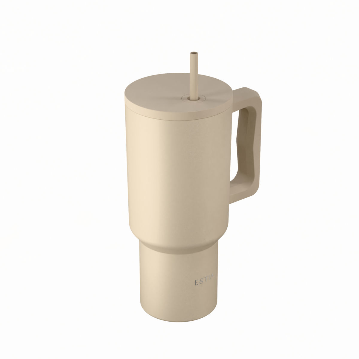Estia Θερμός Straw Tumbler XL Save The Aegean 900ml Dune - Image 2