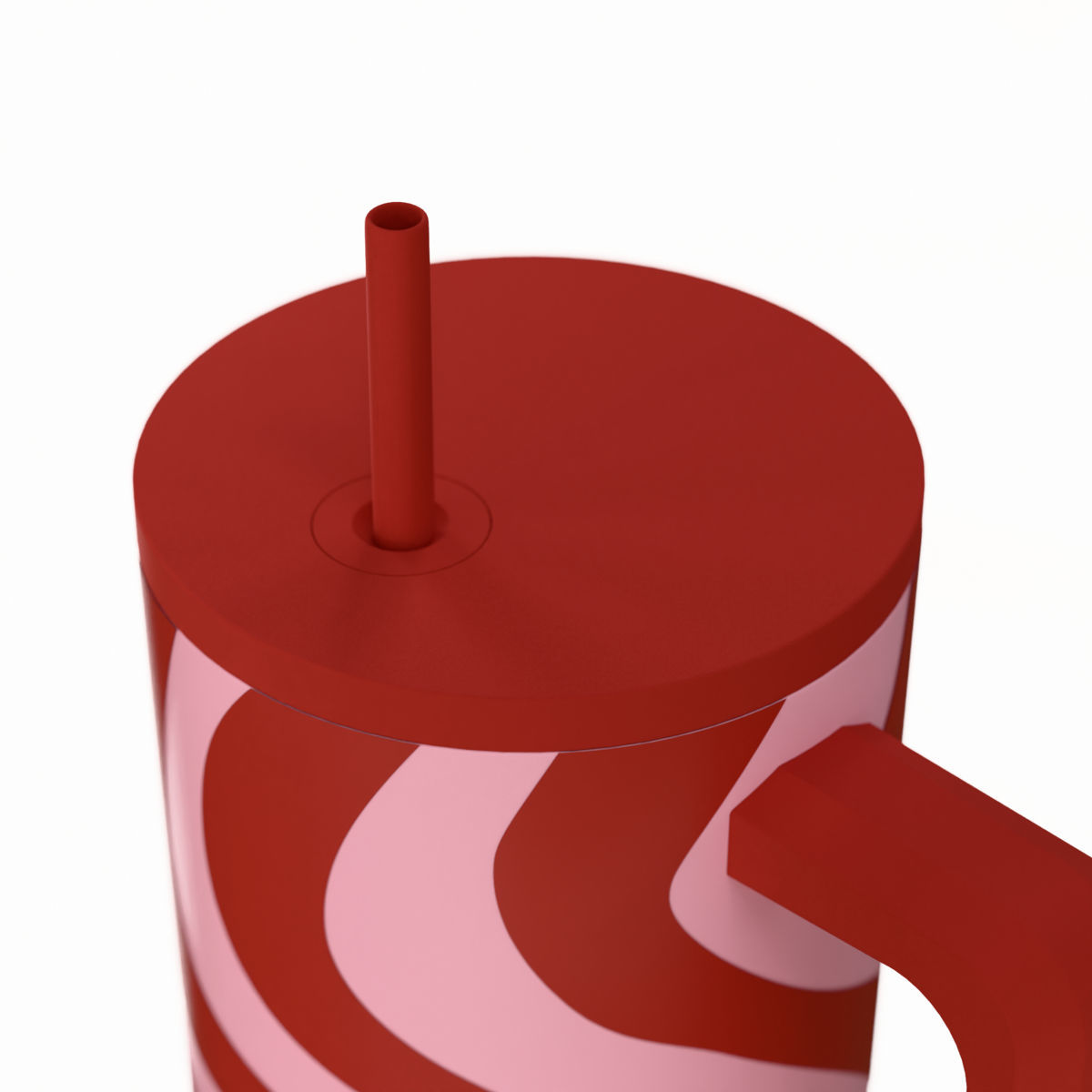 Estia Θερμός Straw Tumbler XL Save The Aegean 900ml Coral Waves - Image 3