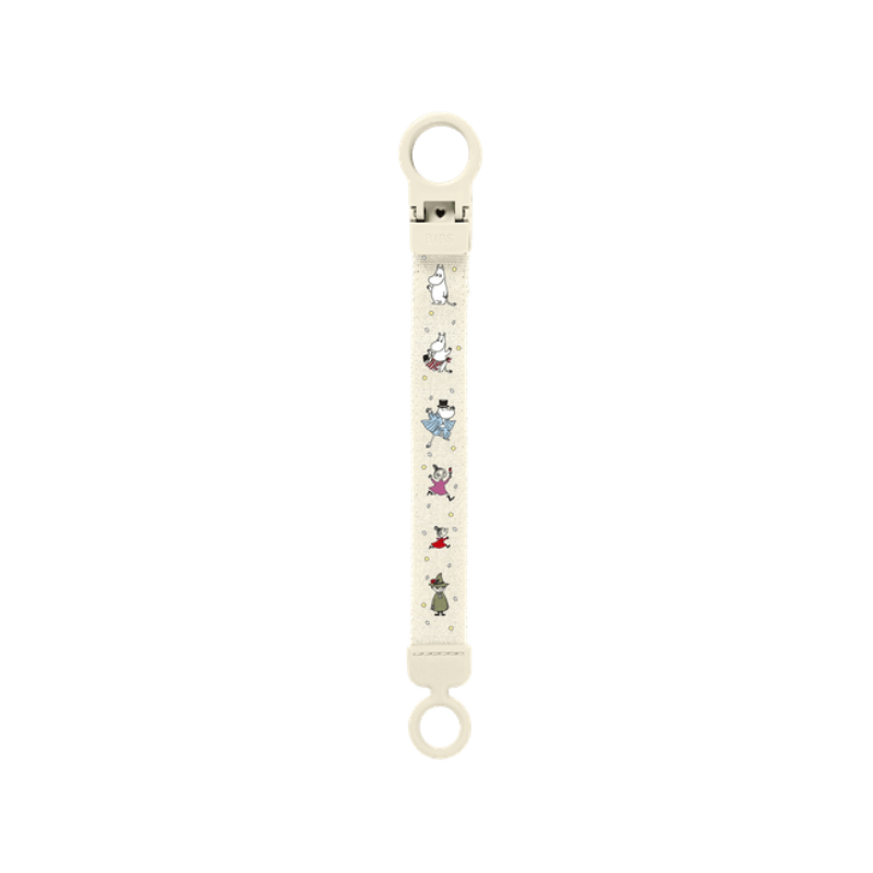 Bibs – Κλιπ Πιπίλας Moomins Pacifier Clip Loop Ivory - Image 2