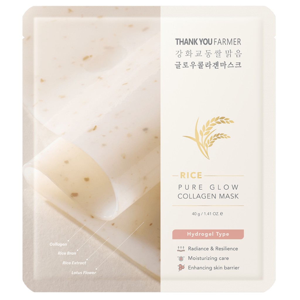 Thank you Farmer Rice Pure Glow Collagen Mask 1 τεμάχιο
