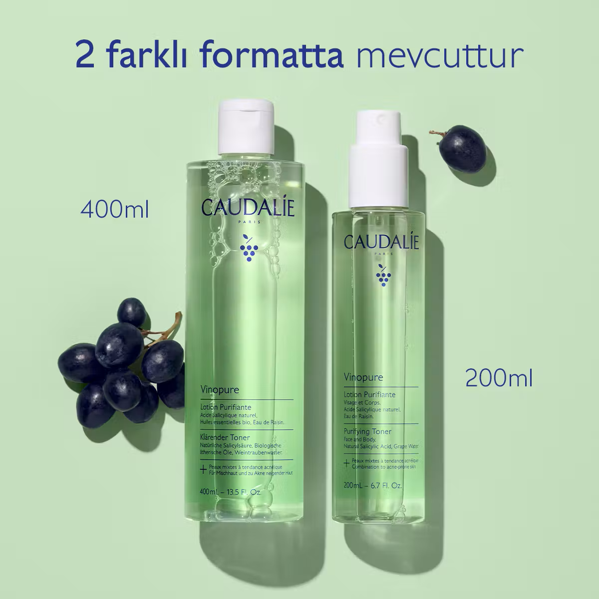 Caudalie Vinopure Lotion Τόνωσης Προσώπου για Λιπαρές Επιδερμίδες 200ml - Image 9