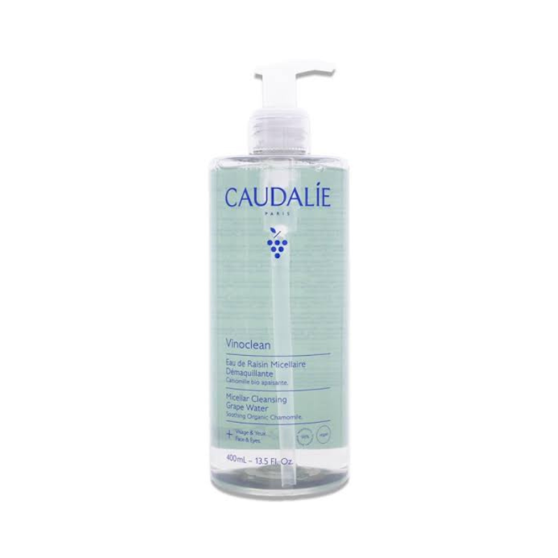 Caudalie Vinoclean Micellar Water Αφαίρεσης Μακιγιάζ Προσώπου & Ματιών για Ακνεϊκές Επιδερμίδες 400ml